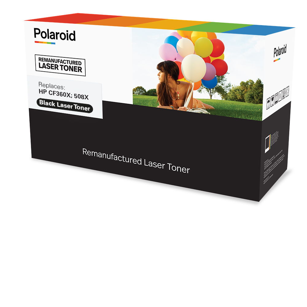 Polaroid Toner LS-PL-22320-00 ersetzt HP CF360X 508X BK